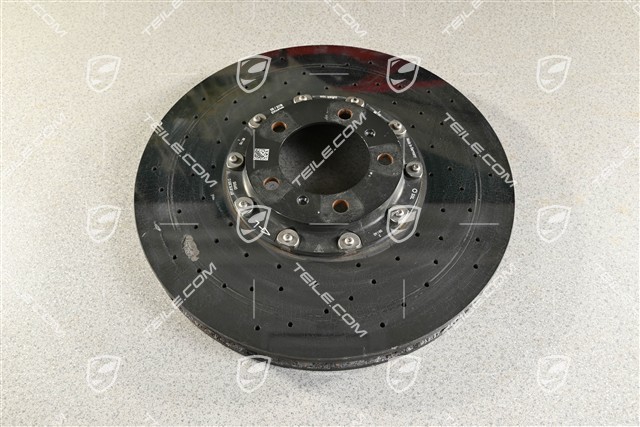 PCCB tarcza hamulcowa ceramiczna, 20" / 420mm, uszkodzona, L