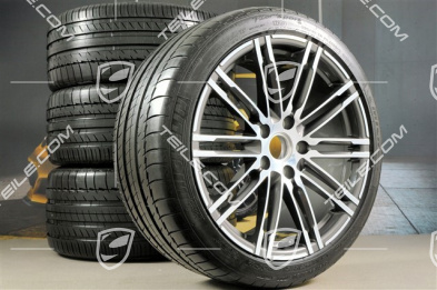 20" Turbo III summer wheel set, rims 9,5J x 20 ET65 + 11J x 20 ET68 + Michelin Pilot Super Sport tyres 255/40 R20 + 295/35 R20, with TPMS