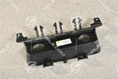 Blende mittelkonsole, hinten, für 2x 12v Steckdose, Schwarz