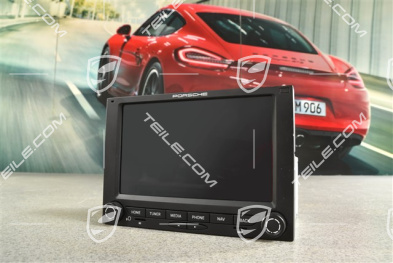 Porsche Classic Communication Management (PCCM Plus) - radio / navigation system, "BORN TO BE LOUD", Europa Spare part(only Display unit without small parts)