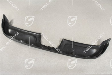 Rear bumper lower cover / diffuser, Black matte