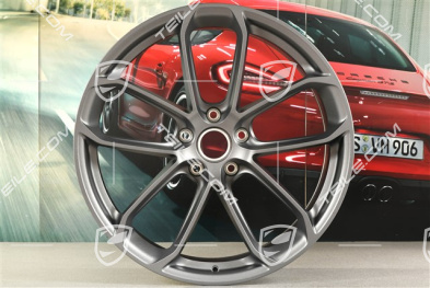22" Felgensatz GT, 10J x 22 ET48 + 11,5J x 22 ET52, Vesuvgrau