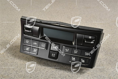 Air condition control panel, manually adjustable, Vented / heated seats
