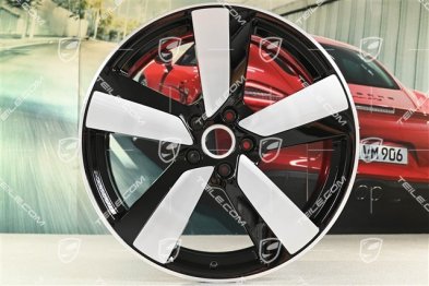 22" Felge Macan Sport, 9J x 22 ET29, schwarz hochglanz