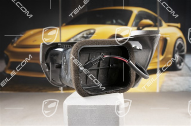 Seitendüse / Defrosterblende, Galvanosilber, Carrera S / GTS, R