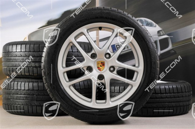 17-inch Cayman winter wheel set, front wheels 6,5J x 17 ET55 + rear 8J x 17 ET40 + NEW winter tyres 205/55 R17 + 235/50 R17, without TPM