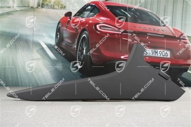 Mittelkonsole, Blende, Leder, seitlich, Schwarz, R