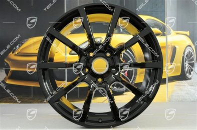 20" Felga Carrera Classic (II), 11,5J x 20 ET76, czarny wysoki połysk