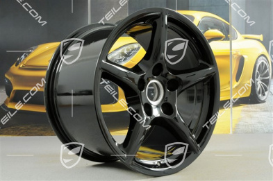 18" Felga Carrera III, 11J x 18 ET51, BBS, czarny wysoki połysk