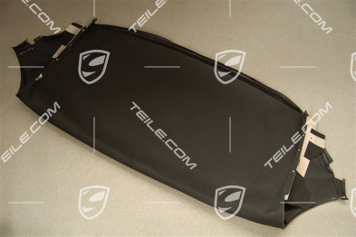 Verdeckbezug mit Heckscheibe, schwarz