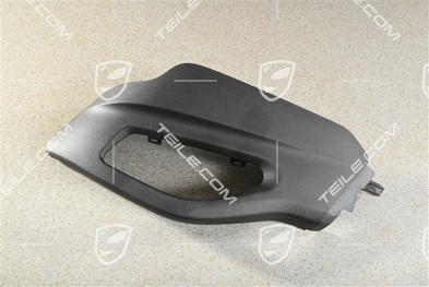 Sitzgestellverkleidung, Abdeckung, Schwarz, R