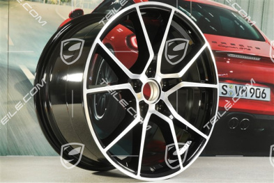 20" felga Cayenne S, 10,5J x 20 ET64, czarny wysoki połysk
