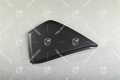 Dashboard trim side cover, Black, L