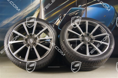 20" summer wheel set Carrera Classic II, wheel 8,5J x 20 ET51 + 11J x 20 ET52 + NEW Pirelli P Zero summer tyres 245/35 ZR20 + 305/30 ZR20, without TPMS