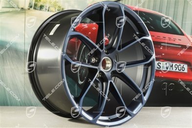 22-inch GT Design wheel rim, 11,5J x 22 ET52, ocean blue pearl effect