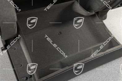 Handschuhkasten, Kunstleder, schwarz, komplett