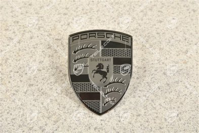 Bonnet badge, crest Porsche Turbonit