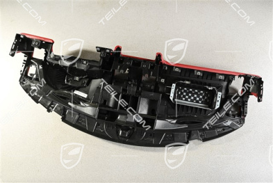 Dashboard, upper part, leather, Carrera Red