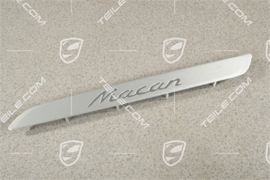Einstiegleiste, Aluminium, Schriftzug "Macan" Vorn, L