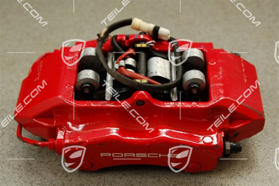 Fixed calliper without pads, red, 4S / Turbo, L Fixed calliper without pads, red, 4S / Turbo, L