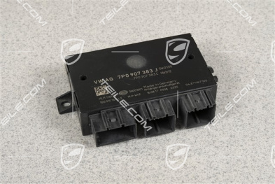 Control unit, trailer coupling, electricaly extendable trailer hitch