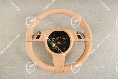 Multifunction steering wheel, heated, Smooth Leather, Luxor Beige