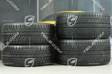 20-inch winter wheels set Carrera S (IV), rims (as new) 8,5J x 20 ET49 + 11J x 20 ET56 + NEW Michelin Pilot Alpin PA4 N1 winter tyres 245/35 R20 + 295/30 R20 (0 Km), in platinum
