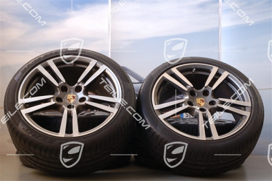 20" Komplet kół Turbo II, felgi 9,5 J x 20 ET 65 + 11 J x 20 ET 68 + opony 255/40 ZR 20 + 295/35 ZR 20, z czujnikami ciśnienia, 250 km