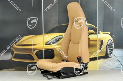 Sitz, manual einstellbar, Leder, Sandbeige, R
