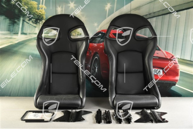 Schalensitze, Leder, schwarz, L+R
