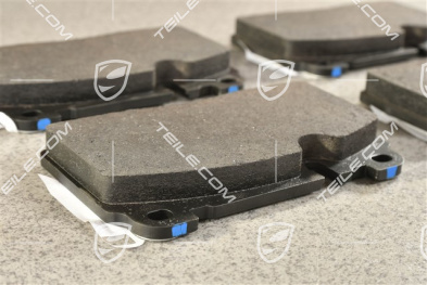 Brake pads, front axle, for black calipers