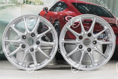 17" Komplet felg Carrera II mod. 2002, 7J x 17 ET50 + 9J x 17 ET55