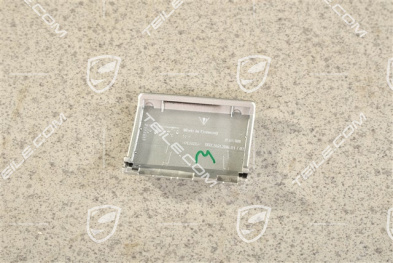 Schalttafelverkleidung / Getränkehalter Zierleiste, LHD, Galvanosilber, R