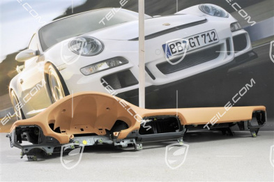 Schalttafel Verkleidung, Oberteil, Leder, Sandbeige, Sport-Chrono-Paket