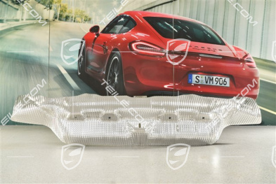 Heat protection / shield centre, rear GTS 4,0 / GT4