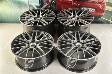 20+21" Komplet felg Turbo V, felgi: przednie 8,5J x 20 ET50 + tylne 11,5J x 21 ET67