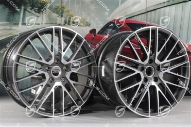 21" komplet felg Turbo Design II / Turbo V, 9,5J x 21 ET71 + 11,5J x 21 ET69