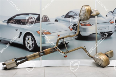 Middle silencer Complete with Rear Silencer L+R, V6 Middle silencer Complete with Rear Silencer L+R, V6