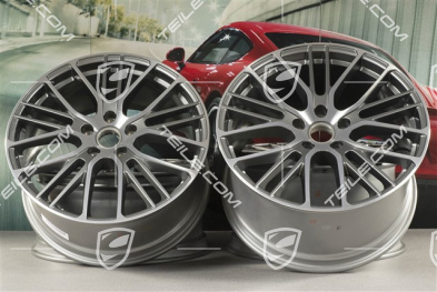 21" Komplet felg Panamera Exclusive Design Sport, 9,5J x 21 ET71 + 11,5J x 21 ET69