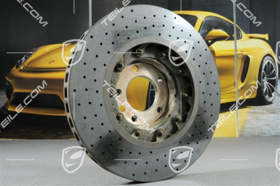Brake disc, PCCB, 20-inch, yellow calliper, R