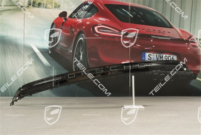 Sport Design / GTS, Cover upper, black with black PORSCHE lettering