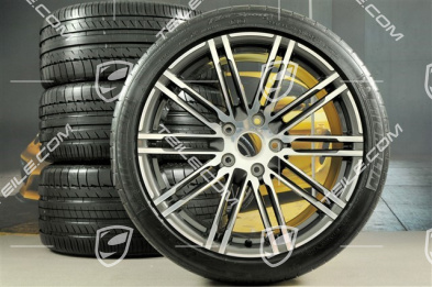 20" Turbo III summer wheel set, rims 9,5J x 20 ET65 + 11J x 20 ET68 + Michelin Pilot Super Sport tyres 255/40 R20 + 295/35 R20, with TPMS
