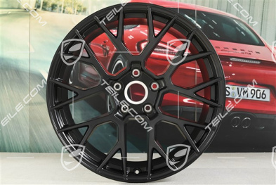 21-inch RS Spyder wheel rim, 11,5J x 21 ET67, black satin matt