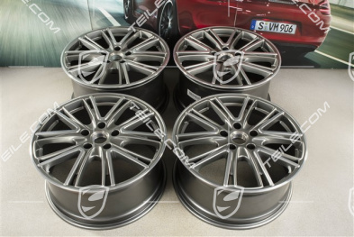 20" Felgensatz Exclusive Design, 10,5J x 20 ET71 + 9,5J x 20 ET71, für Winterbetrieb, Platinsilber