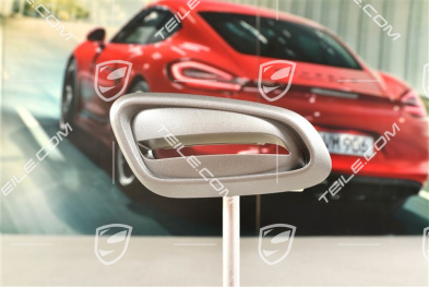 Rosette für Betaetigungsknopf / Kippgriff für die Rückenlehne, Silbergrau Metallic, L
