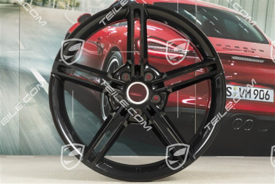 21" Felga Mission E Design, 9,5J x 21 ET60, czarny wysoki połysk