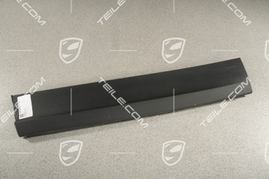 Leiste, Tür hinten, Schwarz matt, L