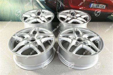 17" Komplet felg Boxster III, przednie 7J x 17 ET55 + tylne 8,5J x 17 ET40