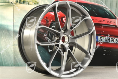 22" Felgensatz GT, 10J x 22 ET48 + 11,5J x 22 ET52, Vesuvgrau