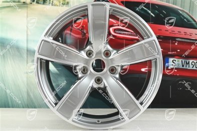 20-inch wheel rim Carrera Sport, 10,5J x 20 ET47, Platinum silver metallic